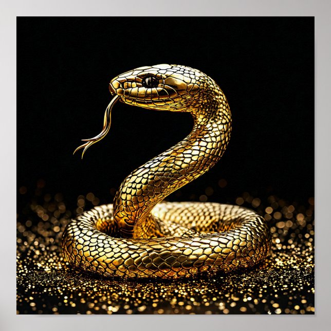 Golden snake poster (Front)