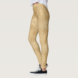 Golden Snake Skin Moult Leggings