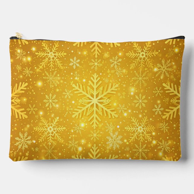 Golden Snow Accessory Pouch (Front)