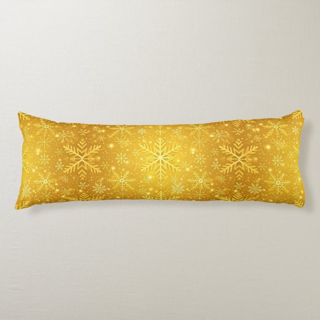 Golden Snow Body Cushion (Front)