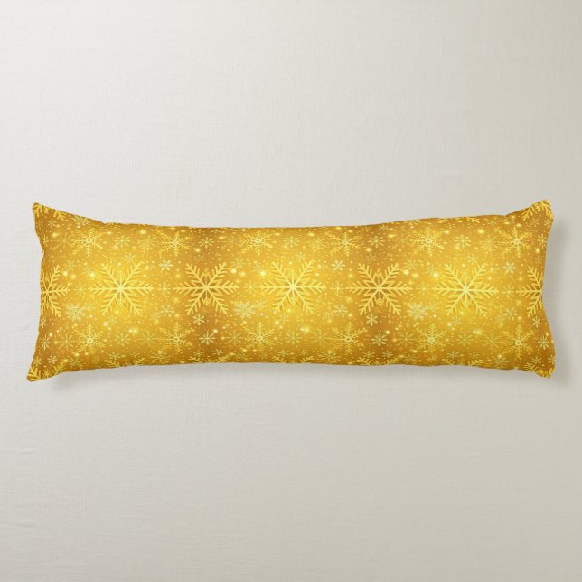 Golden Snow Body Cushion (Front)