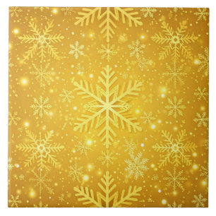 Golden Snow Ceramic Tile