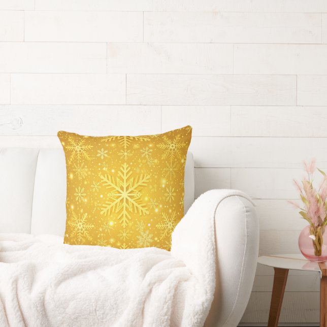 Golden Snow Cushion (Couch)