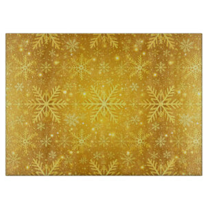 Golden Snow Cutting Board