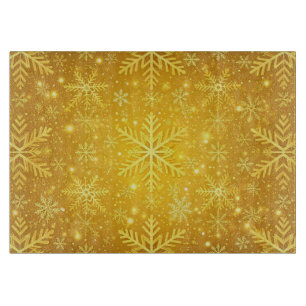 Golden Snow Cutting Board