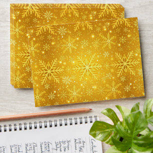 Golden Snow Envelope