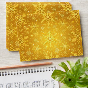 Golden Snow Envelope