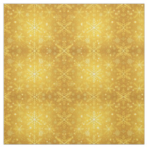 Golden Snow Fabric