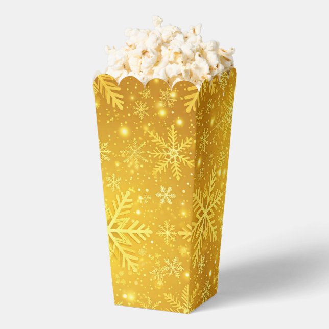Golden Snow Favour Box (Popped)