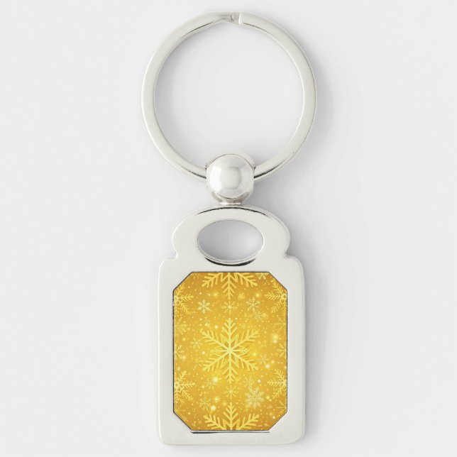 Golden Snow Key Ring (Front)