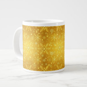 Golden Snow Large Coffee Mug