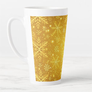 Golden Snow Latte Mug