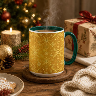 Golden Snow Mug