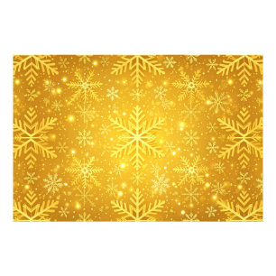 Golden Snow Photo Print