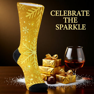 Golden Snow Socks