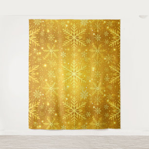 Golden Snow Tapestry