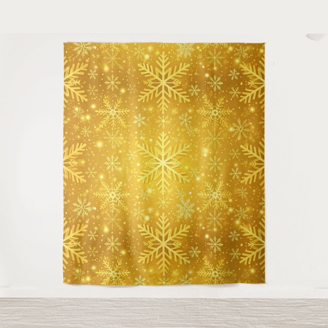 Golden Snow Tapestry (Front)