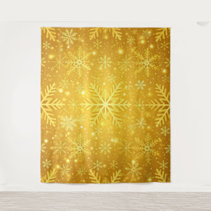 Golden Snow Tapestry