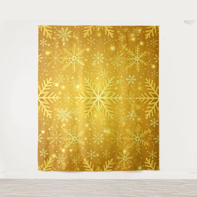 Golden Snow Tapestry (Front)