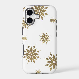 Golden snowflakes