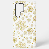 Golden snowflakes