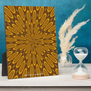 Golden Space Plaque