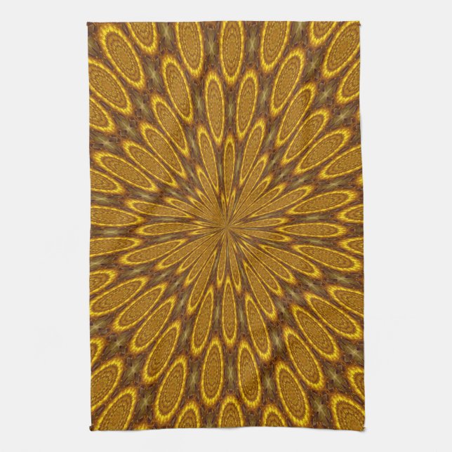 Golden Space Tea Towel (Vertical)