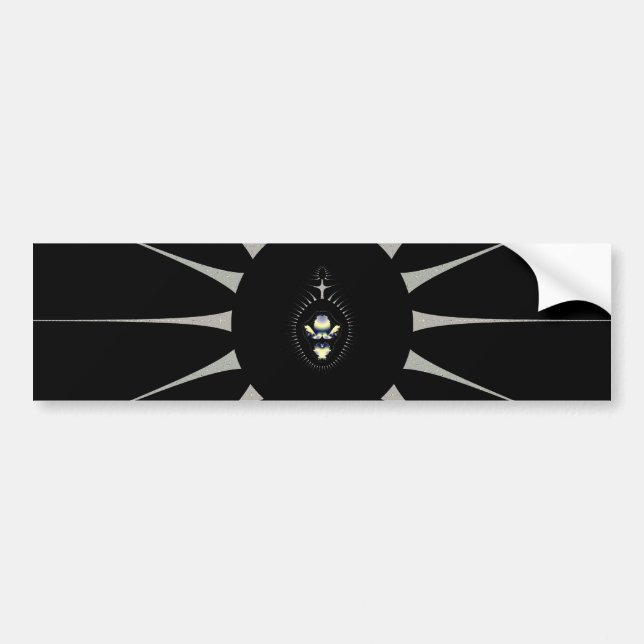 Golden Spider Bumper Sticker (Front)