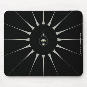 Golden Spider Mouse Pad
