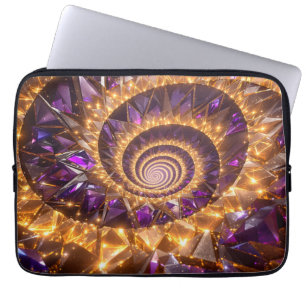 Golden Spiral Dreamscape Laptop Sleeve