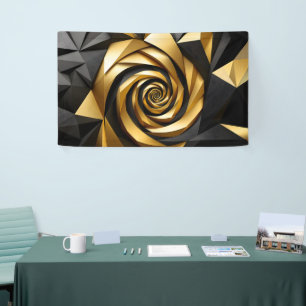 Golden Spiral Geometry Banner