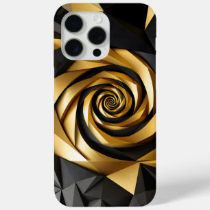 Golden Spiral Geometry iPhone 15 Pro Max Case