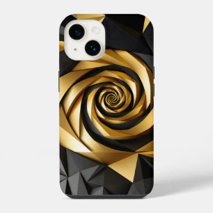 Golden Spiral Geometry iPhone 14 Case