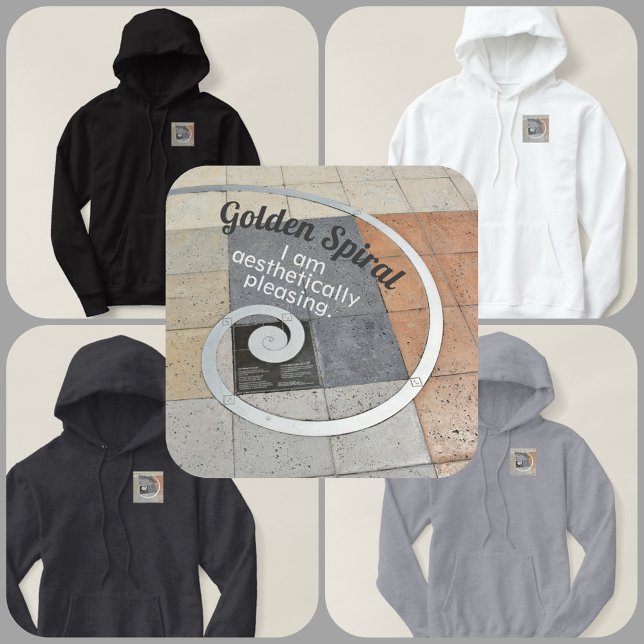 Golden Spiral I am Aesthetically Pleasing Hoodie (Creator Uploaded)
