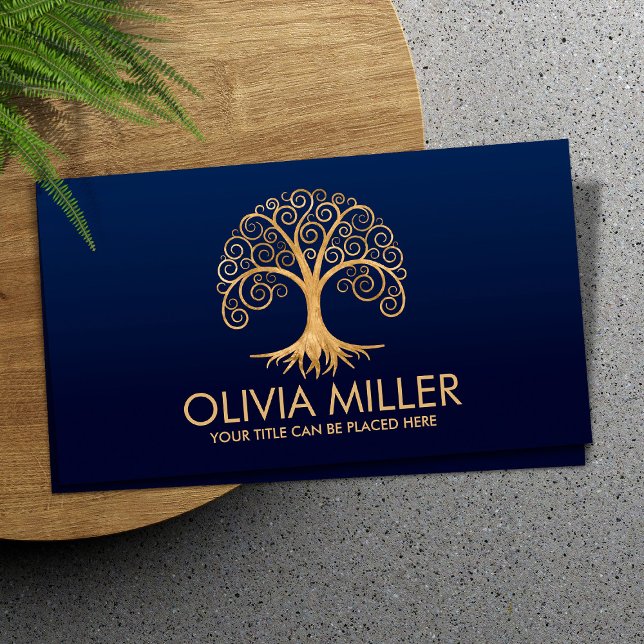 Golden Spiral Tree of Life  Business Card (Creator Uploaded)