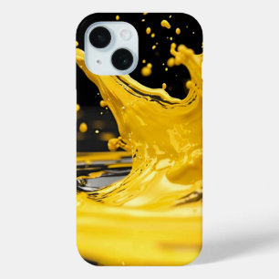 Golden Splash Dynamics iPhone Case