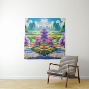"Golden Spring Escape – Scenic Nature Tapestry