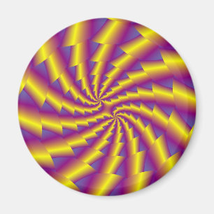 Golden Spring Spiral Magnet