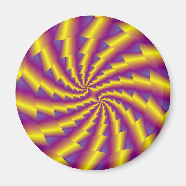 Golden Spring Spiral Magnet (Front)