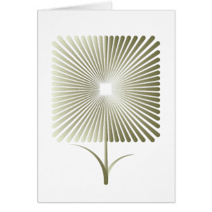 Golden square flower