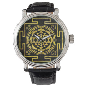 Golden Sri Yantra  / Sri Chakra Watch