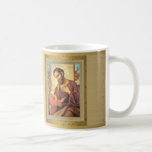 Golden St. Joseph Coffee Mug Feast Day