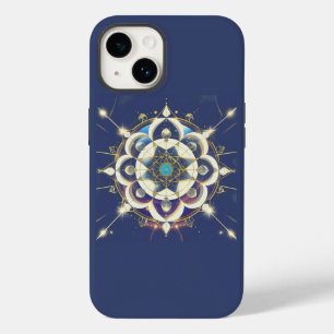 Golden Star Alignment – A Sacred Geometry Universe Case-Mate iPhone 14 Case