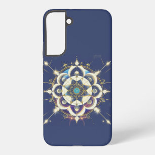 Golden Star Alignment – A Sacred Geometry Universe Samsung Galaxy Case