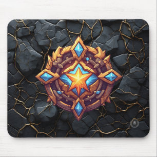 Golden Star Command  Mouse Pad
