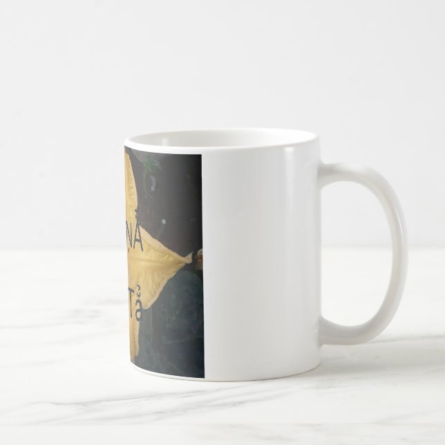 Golden Star Hakuna Matata Art Print Coffee Mug (Right)