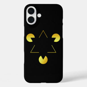Golden Star illusion iPhone 16 Plus Case