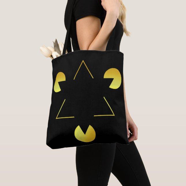 Golden Star illusion  Tote Bag (Close Up)
