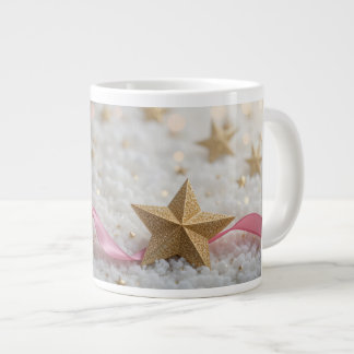 golden star large coffee mug