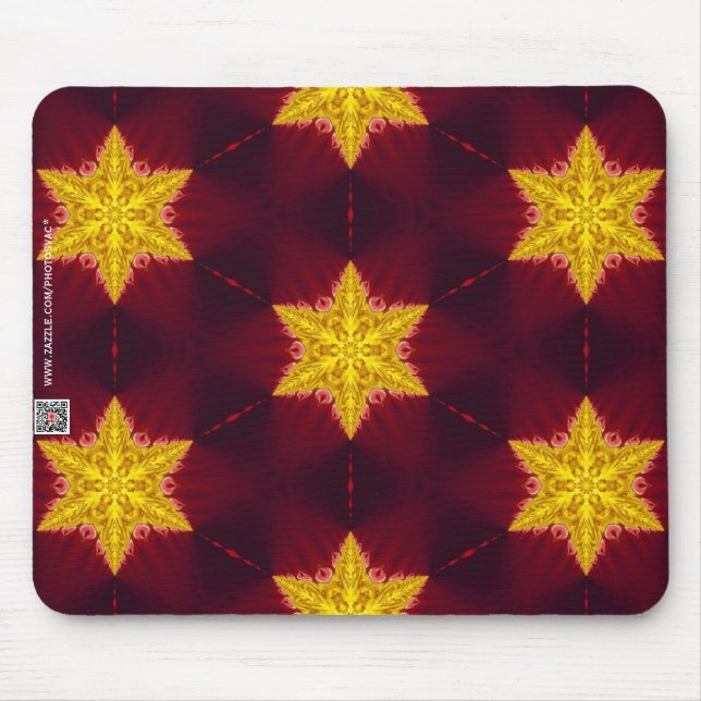 Golden Star Mouse Pad (Front)